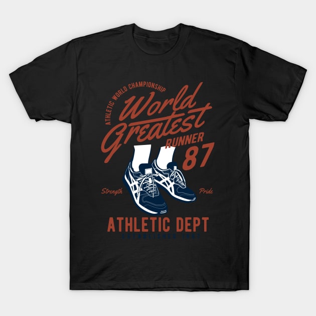 world greatest runner T-Shirt by RaptureMerch